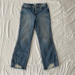 Good American Straight high Waisted Leg Jeans